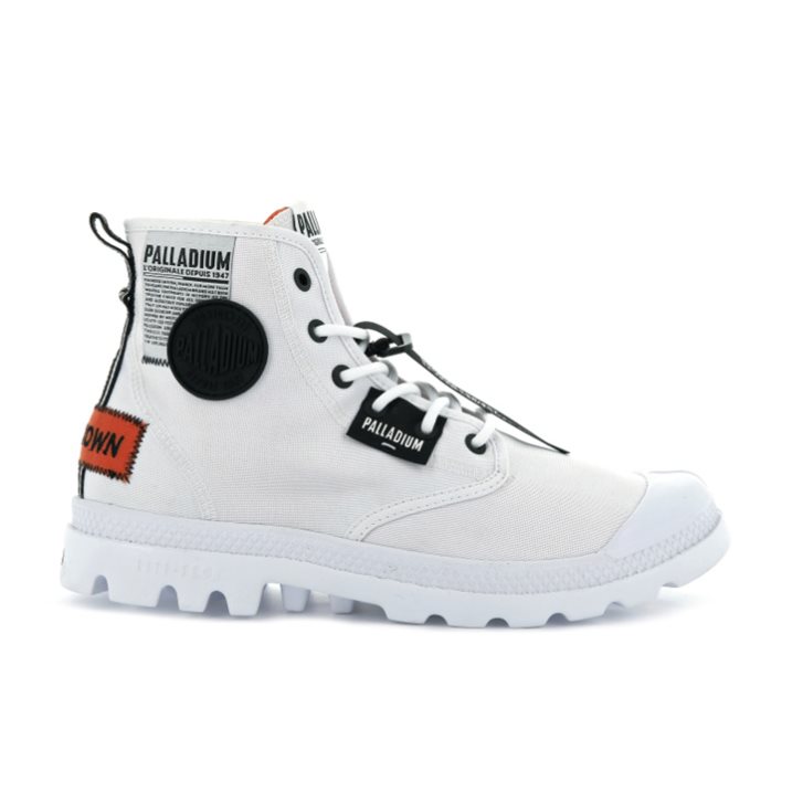 Dámské Boty Palladium Pampa Lite Overlab Bílé | CZ HFC-90Y